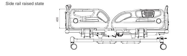 A etapa 4 envolve ajustar o ângulo e a altura das grades laterais até que atinjam a posição adequada.