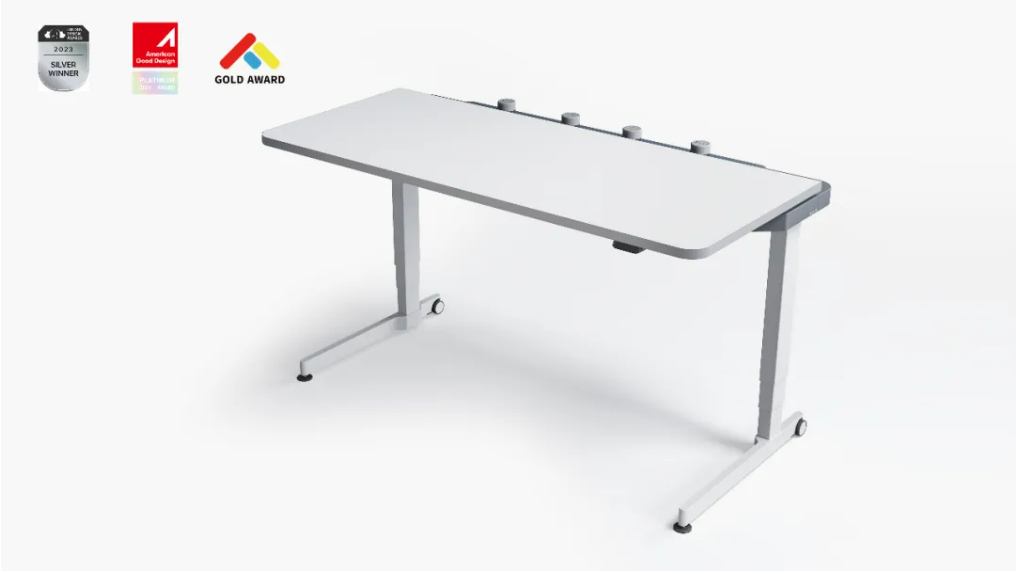 Solução de mesa em pé de ferrovia