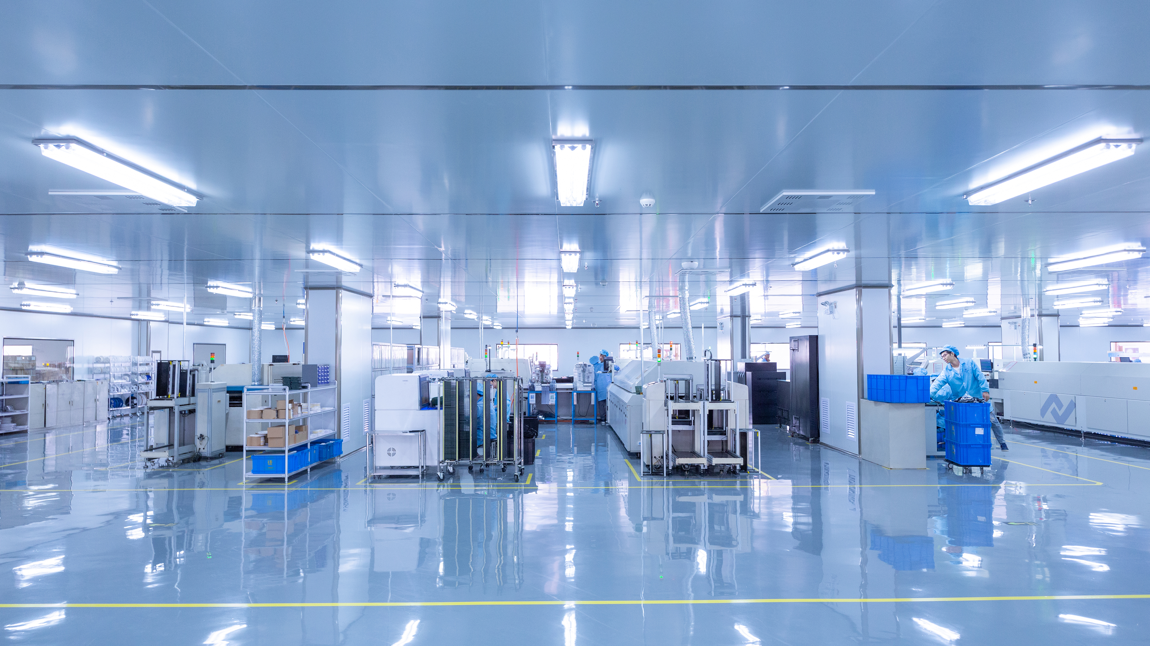 Workshop de produção avançado de instalações de fabricação